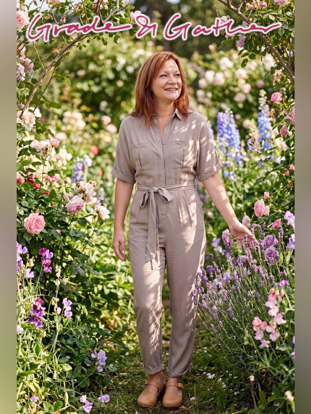NWT Grade & Gather Everyday Utility Jumpsuit in Twig - Multiple Sizes